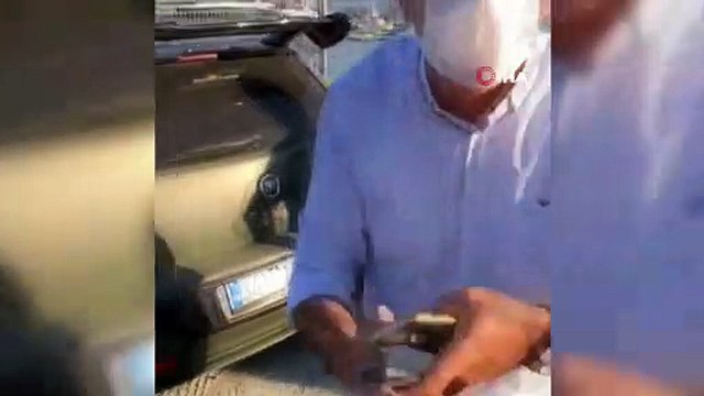 Beylikdüzü'nde hatalı park tartışması: Hatalı park eden aracı tekmeledi
