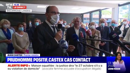 Jean Castex: 'Je vais immédiatement subir un test'