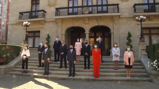 Presentación de los nuevos consejeros vascos