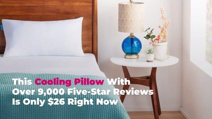 This Cooling Pillow With Over 9,000 Five-Star Reviews Is Only $26 Right Now