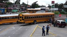 شاهد: إضراب بالحافلات وشلل في شوارع هندوراس بسبب تدابير الإغلاق جراء كورونا