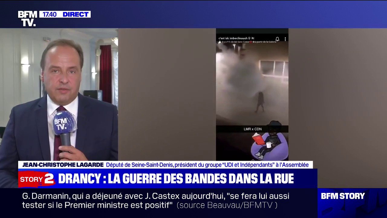 Jean-Christophe Lagarde sur les violences à Drancy: "Il a fallu trois jours pour que ça se calme"