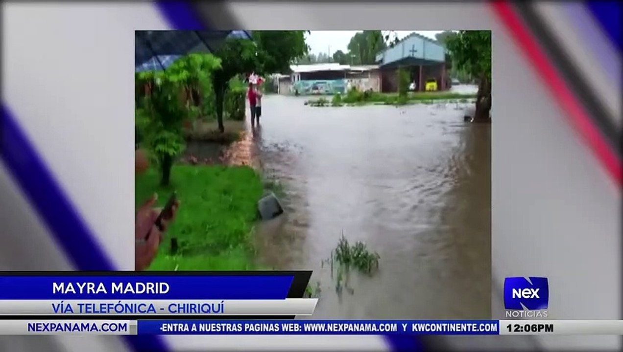Varias barriadas afectadas por inundaciones en Chiriquí - Nex Noticias