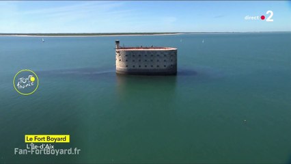 Tour de France 2020 : Survol du Fort Boyard (Etape 10 - 08/09/2020)