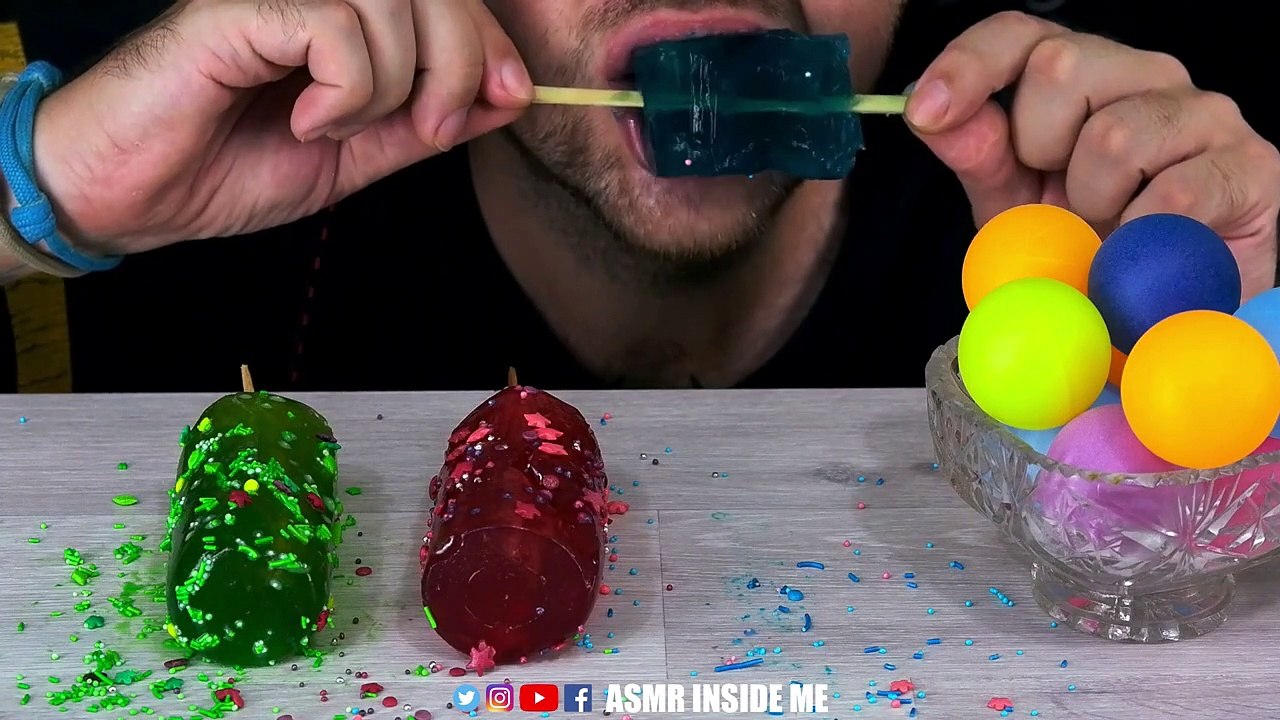 ASMR JELLY ICE CREAM | EATING SOUND (NO TALKING)  BEST SOUND