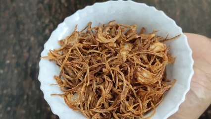 Perfect Fried Onion - तली हुई प्याज - Crispy Onion - Rajwansh Kitchen