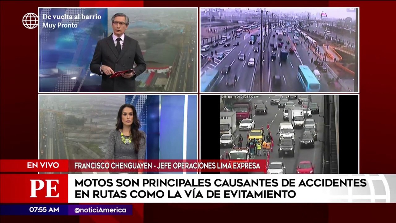 Motos son principales causantes de accidentes en rutas como la Vía de Evitamiento | Primera Edición (HOY)