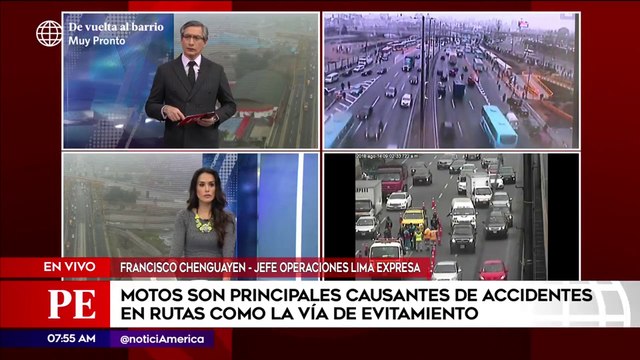 Motos son principales causantes de accidentes en rutas como la Vía de Evitamiento | Primera Edición (HOY)