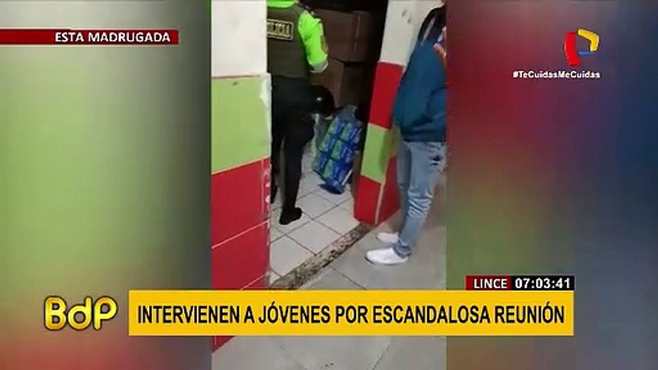 Indignante: jóvenes realizaban fiesta covid en el distrito de Lince a pesar de restricciones y toque de queda
