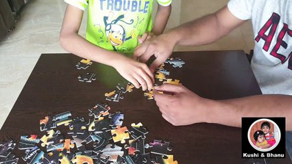 Unboxing Solar System Jigsaw Puzzle | ToyScience | Kushi & Bhanu