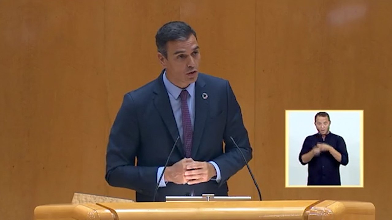 Sánchez pide apoyo a los PGE en un pleno en el Senado cargado de críticas