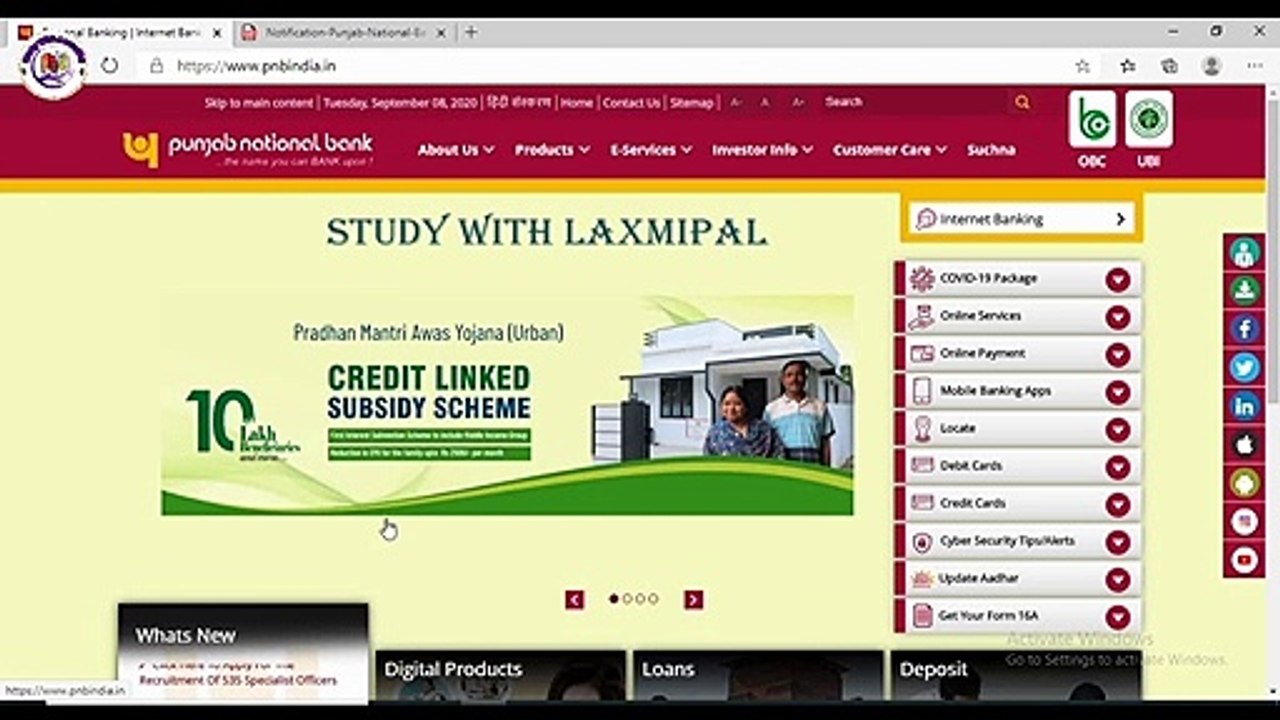 PNB SO (Specialist Officer) Recruitment 2020 | Punjab National Bank Jobs 2020 | 535 Post | PNB Apply