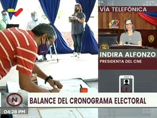 Indira Alfonzo: El registro electoral se ubicó en 20.710.421 ciudadanos
