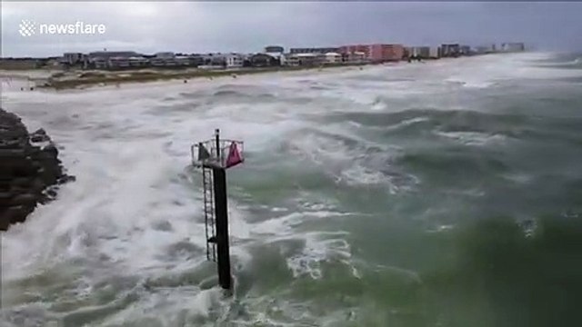 Hurricane Sally rocks Florida with huge waves and heavy rain