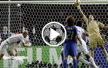 Gianluigi Buffon y su parada bestial ante Zinedine Zidane