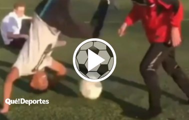 Un caño con la cabeza en el piso ¡Es posible!