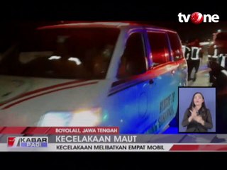 Kecelakaan Beruntun di Tol Kartasura-Salatiga, 2 Orang Tewas