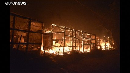 Πύρινος εφιάλτης στη Μόρια - Εκκενώθηκε ο καταυλισμός