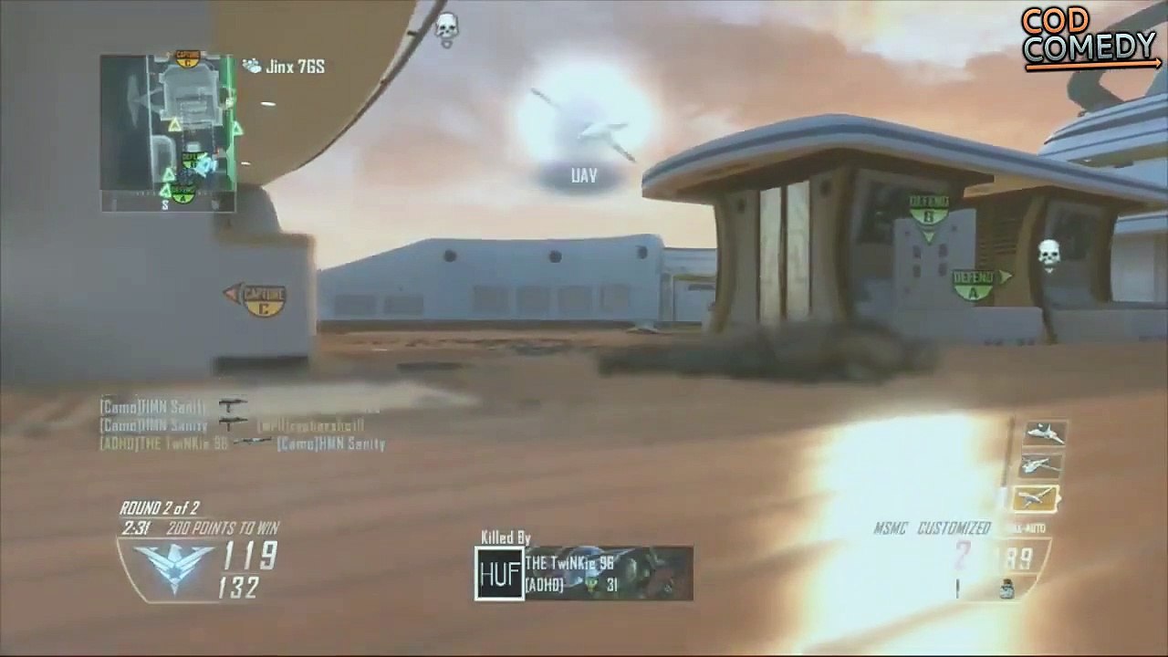 KID GETS MAD ON BLACK OPS 2!!