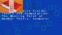 [Read] Finite Fields: Theory and Computation: The Meeting Point of Number Theory, Computer