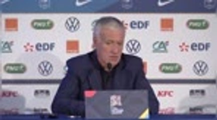 Bleus - Deschamps : "Le 3-5-2 ? On aura le temps..."