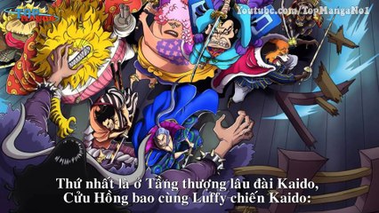 Băng tứ hoàng Kaido và Bigmon đang gặp khó tại Onigashima?