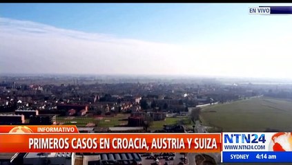 Confirmaron los primeros casos de coronavirus en Croacia, Austria y Suiza