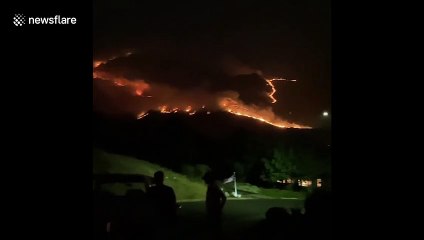 Ether Hollow Fire burns more than 1,000 acres in Central Utah