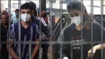 Rhea Chakraborty ने जेल में भाई Showik Chakraborty के साथ गुजारी पहली रात | FilmiBeat