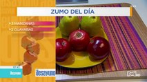 Zumo del día: guayaba y manzana