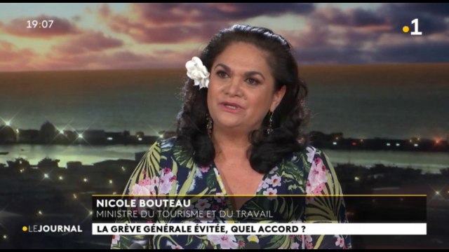 Invitée du journal : Nicole Bouteau, ministre du tourisme et du travail