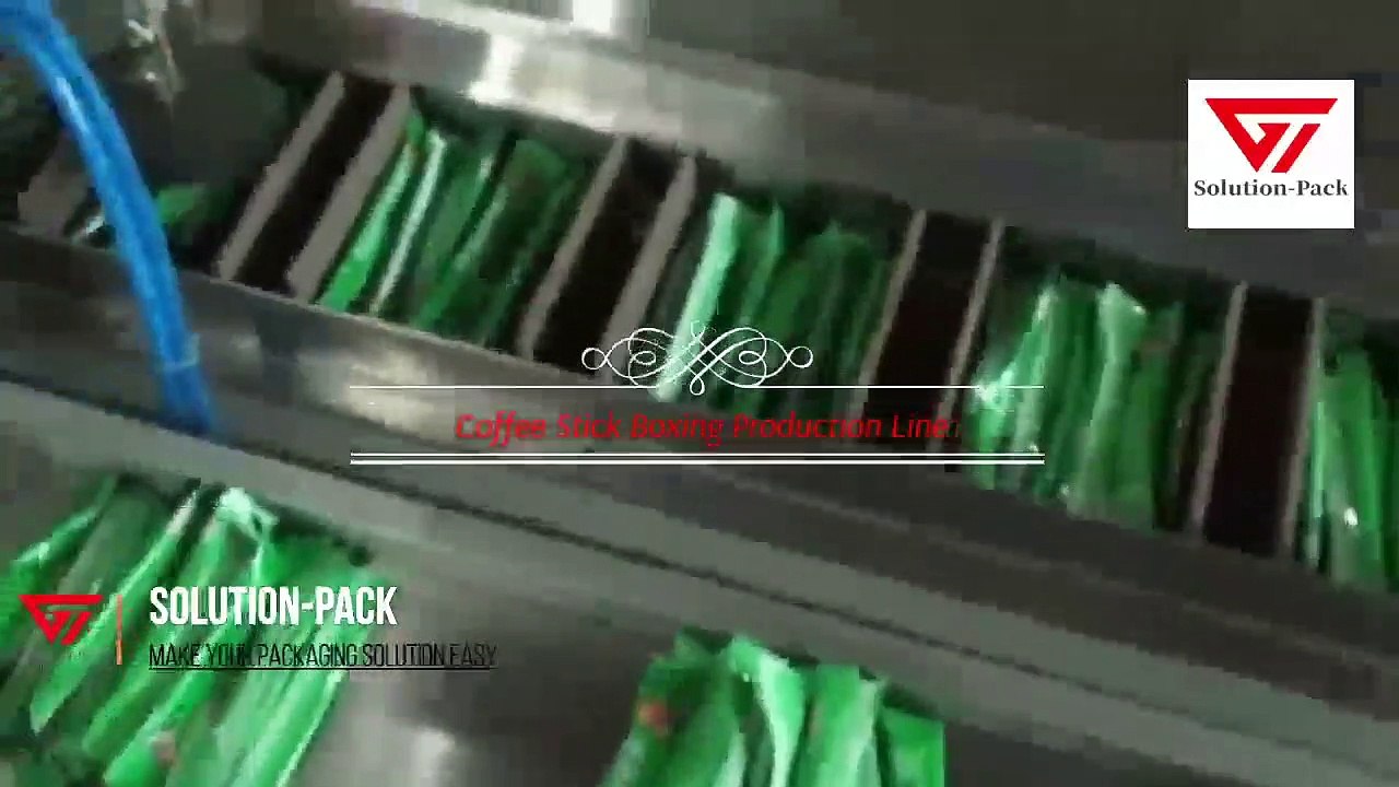 Automatic Coffee Stick Boxing Packaging Machinery Euipment