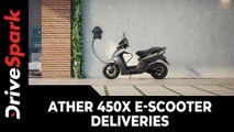 Ather 450X e-Scooter Deliveries | City-Wise Timeline Revealed