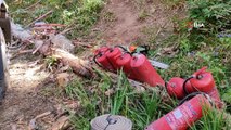 Artvin’de 8 gündür süren orman yangınında soğutma çalışmalarına başlandı