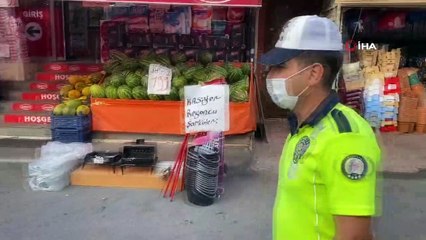 Fazla ve ayakta yolcuyla ara sokaktan kaçan minibüs sürücülerine ceza