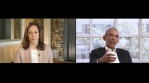 Barack Obama and Kamala Harris talk about Joe Biden