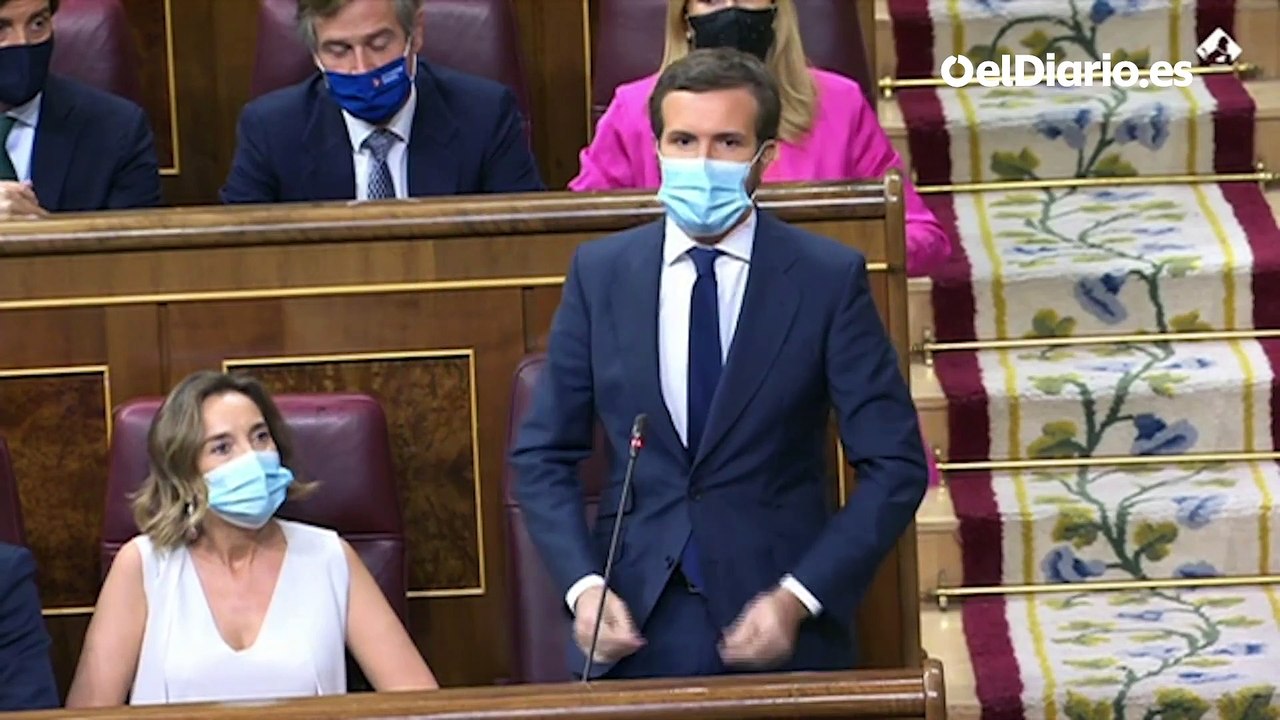 Sánchez reprocha a Casado que use a Unidas Podemos como excusa para no renovar las instituciones: "Cumplen con la Constitución, ustedes no"