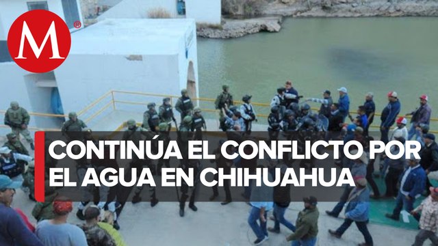 Habitantes de Chihuahua corren a la Guardia Nacional en presa La Boquilla