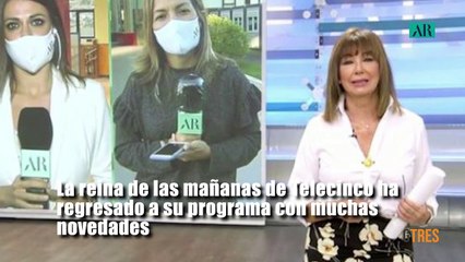 Ana Rosa Quintana vuelve al trabajo con un imponente cambio de look