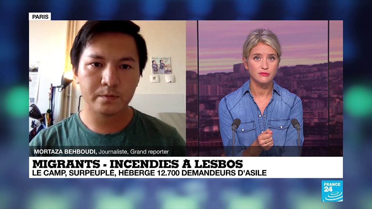 Incendies à Lesbos : "Ces incendies constituent une crise humanitaire"