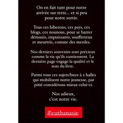 Nicolas Bedos affiche son soutien au droit à «mourir dans la dignité»