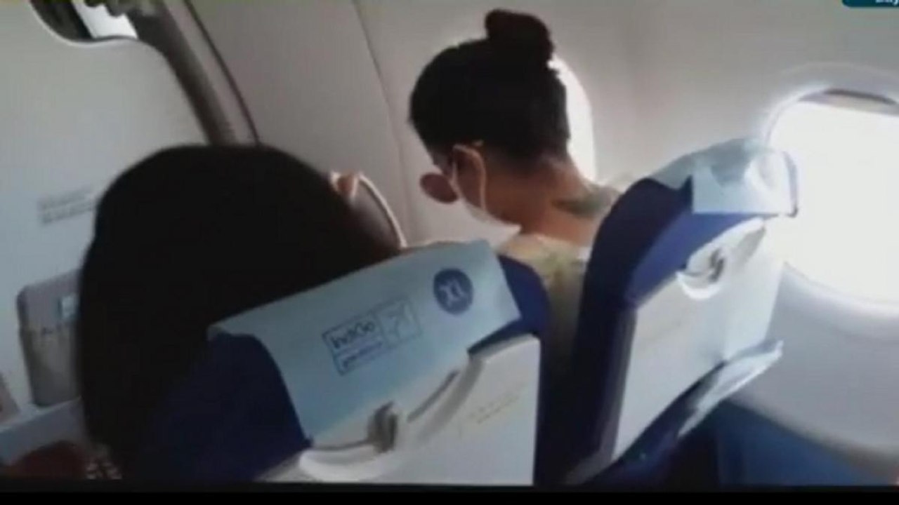 Kangana Ranaut's exclusive inside flight video