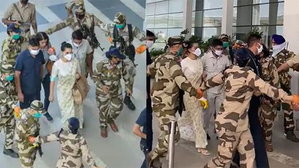 Y+ Security के साथ Kangana Ranaut Airport से निकलीं बाहर; WATCH VIDEO | Boldsky