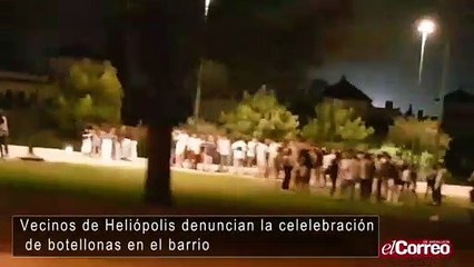 Vecinos de Heliópolis denuncian la celelebración de botellonas en el barrio