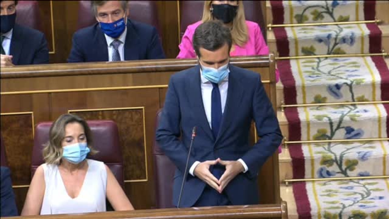 Casado a Sánchez: "No nos pida arrimar el hombr...
