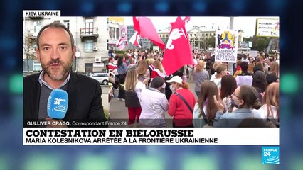 Contestation en Biélorussie : Maria Kolesnikova arrêtée à la frontière ukrainienne