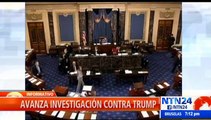 Avanza investigación contra Trump