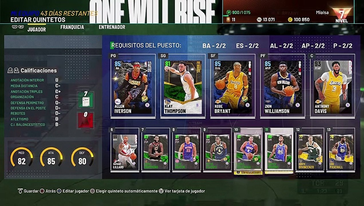 Videoanálisis NBA 2K21