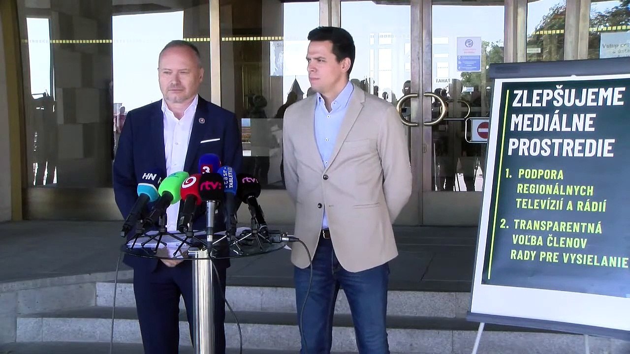ZÁZNAM: TK poslanca Národnej rady SR za OĽANO Kristiána Čekovského a poslanca NR SR za SaS Romana Foltina