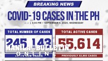 COVID-19 cases now total 245,143; higher count expected as labs submit complete data
